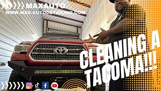 Cleaning a #Tacoma #toyota #maxautodetailingnwa #autodetailing #detailingworld #carcleaning