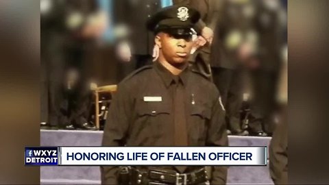 Detroit Police Officer remembered one year after he was shot in the line of duty