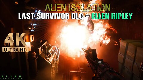 Playing at Nightmare Alien isolation Last Survivor DLC PS5 4K 60FPS HDR IS AMAZING FOR 2014 GAME
