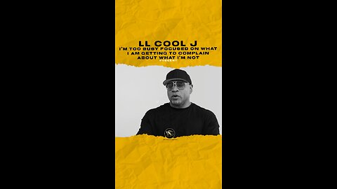 @llcoolj I’m too busy focused on what I am getting to complain about what I’m not