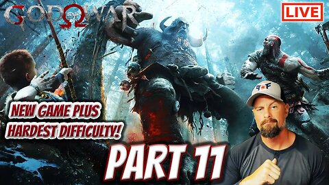 God of War 2018 NG+ Live Stream - Part 11: The Escape From Helheim (Hardest Difficulty)