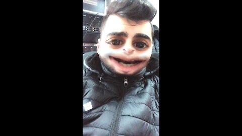 Snapchat filter new funny experience on a friend