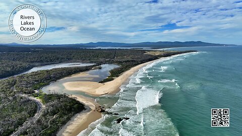 Betka River Mouth Sunny Afternoon in Mallacoota 15 April 2023