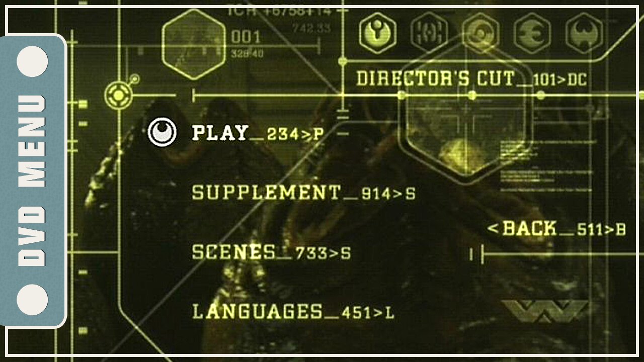 Alien DVD Menu