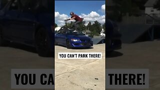 YOU CAN’T PARK THERE! 🚫 🅿️ #short