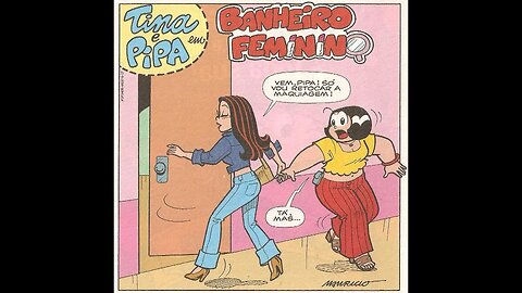 Tina&Pipa em-Banheiro feminino | Gibis do Rapha 2