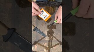 Super simple fire starter most people have near by