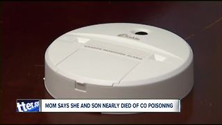Mom says she and young son almost died of CO poisoning