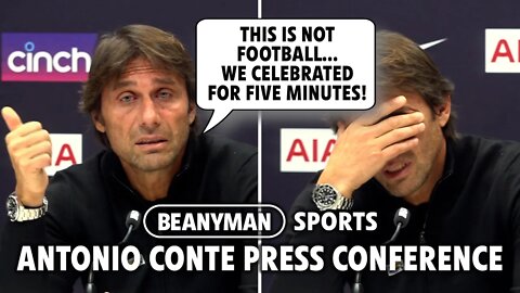 'This is not football... We celebrated for FIVE MINUTES!' | Bournemouth v Tottenham | Antonio Conte