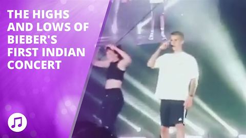 Bieber made a big (but not good) impression on Mumbai