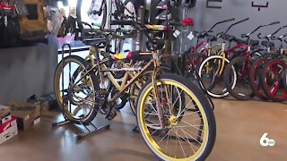 Local bike shops struggling to keep up with the high demand for bikes
