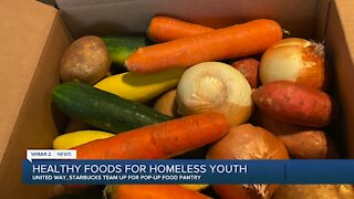 Healthy foods for homeless youth