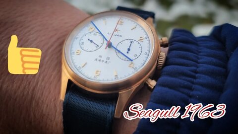 Seagull 1963 in Bronze 40MM Version - A really good looking a watch.