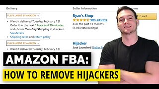 Amazon FBA 🚨 How To Remove Hijackers – Removal Letter + Brand Registry Tips!