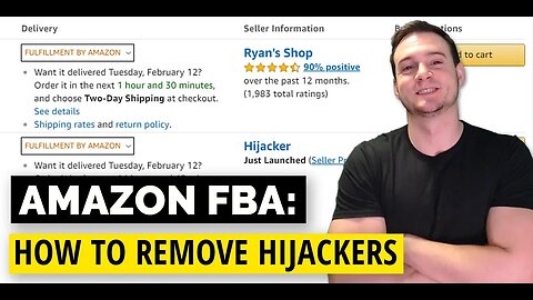 Amazon FBA 🚨 How To Remove Hijackers – Removal Letter + Brand Registry Tips!