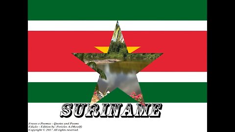 Bandeiras e fotos dos países do mundo: Suriname [Frases e Poemas]