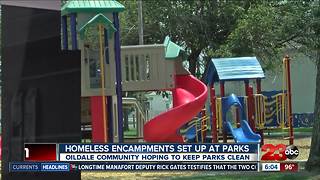 Homeless Encampments Set Up at Parks