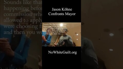 Jason Köhne Confronts Mayor: "Isn't That Antiwhite?"