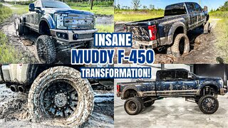 Deep Cleaning The MUDDIEST Ford F450 King Ranch! | Insanely Satisfying Car Detailing Transformation!