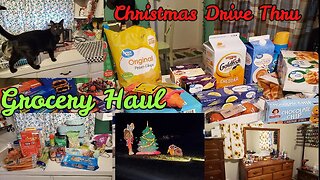 Grocery Haul | Walmart / Aldi Haul | New Dresser | Christmas Drive Thru | Vlogmas