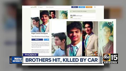 Authorities ID teen brothers hit by car, killed