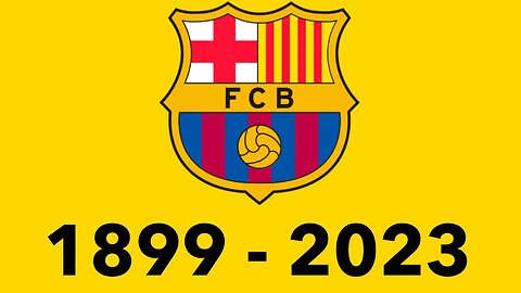 Evolução do logo do Barcelona (1899-2023)