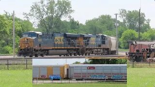 CSX Q215 Autorack/Mixed Freight Train from Fostoria, Ohio June 12, 2021
