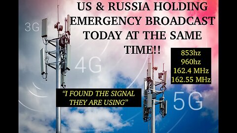 About that FEMA Emergency Broadcast Today, Frequencies Identified, Look