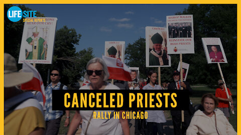 Rally for Canceled Priests in Chicago
