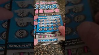 Winning 200X Scratch Off Lottery Ticket from the Kentucky Lottery again!