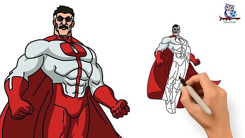 How to Draw Omni- Man from Invincible - Step by Step