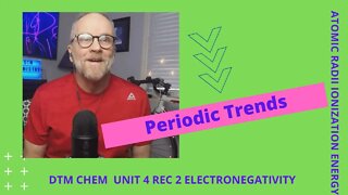 Unit 4 The Periodic Table Recording 2 Periodic Trends