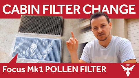 Cabin Filter Replacement - Pollen Filter Change - Ford Focus Mk1 / LR