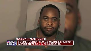 Kwame Kilpatrick transferred to federal prison in Philadelphia