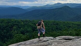 Hiking Stone Mountain Loop Trail - Stone Mountain State Park NC