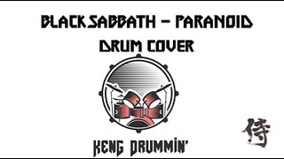 Black Sabbath - Paranoid Drum Cover KenG Samurai