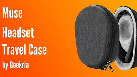 Muse On-Ear Headphones Travel Case, Soft Shell Headset Carrying Case | Geekria