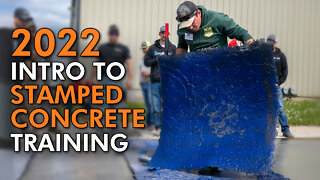 Intro To Stamped Concrete Training 2022!