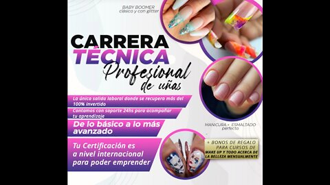 ¡Inicia tu negocio profesional de uñas!.