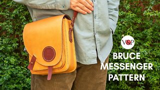 Bruce Messenger Bag (Pattern in Description)