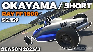 iRacing Okayama Short Ray FF 1600 - Guide Lap + Hot Lap + Setup + blap file - 55,159