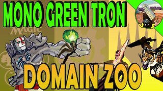 Mono Green Tron VS Domain Zoo｜Double Lightning Bolt ｜Magic The Gathering Online Modern League Match