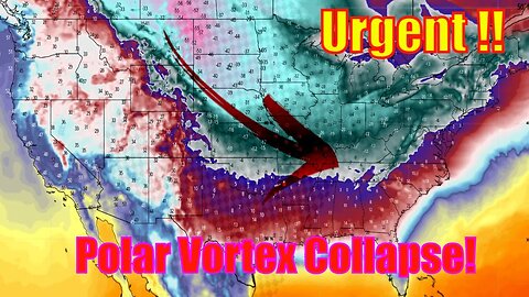 Urgent! Polar Vortex Collapse! More Ice Storms & Feet Of Snow Coming! - The WeatherMan Plus