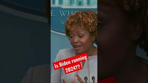 Is Biden running in 2024? 🤷‍♂️