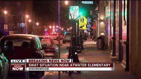 SWAT situation near Atwater Elementary in Shorewood