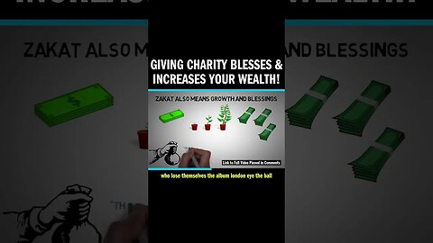Giving Charity Blesses & Increases YOUR WEALTH!