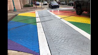Police make arrest in Pride crosswalk vandalism