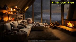 ASMR Cozy Beach House Rain And Thunders