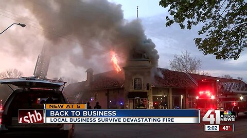 Local businesses survive devastating fire