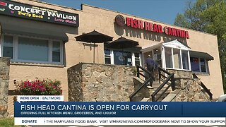 Fish Head Cantina offering grocery and janitorial items for carry-out and delivery